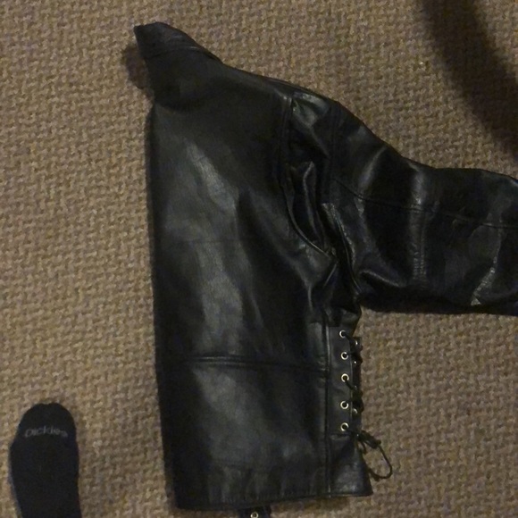Leather Biker Jacket - Picture 4 of 6